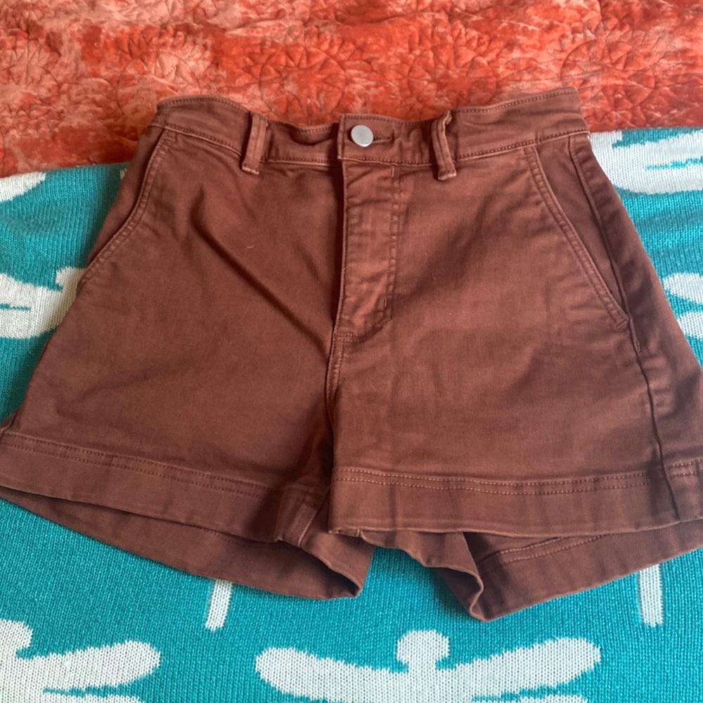everlane brown shorts